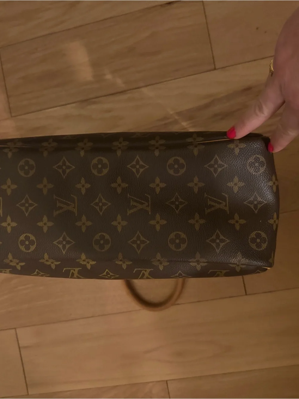 Louis Vuitton Deauvulle Brown Monogram Canvas Top-Handle Bag